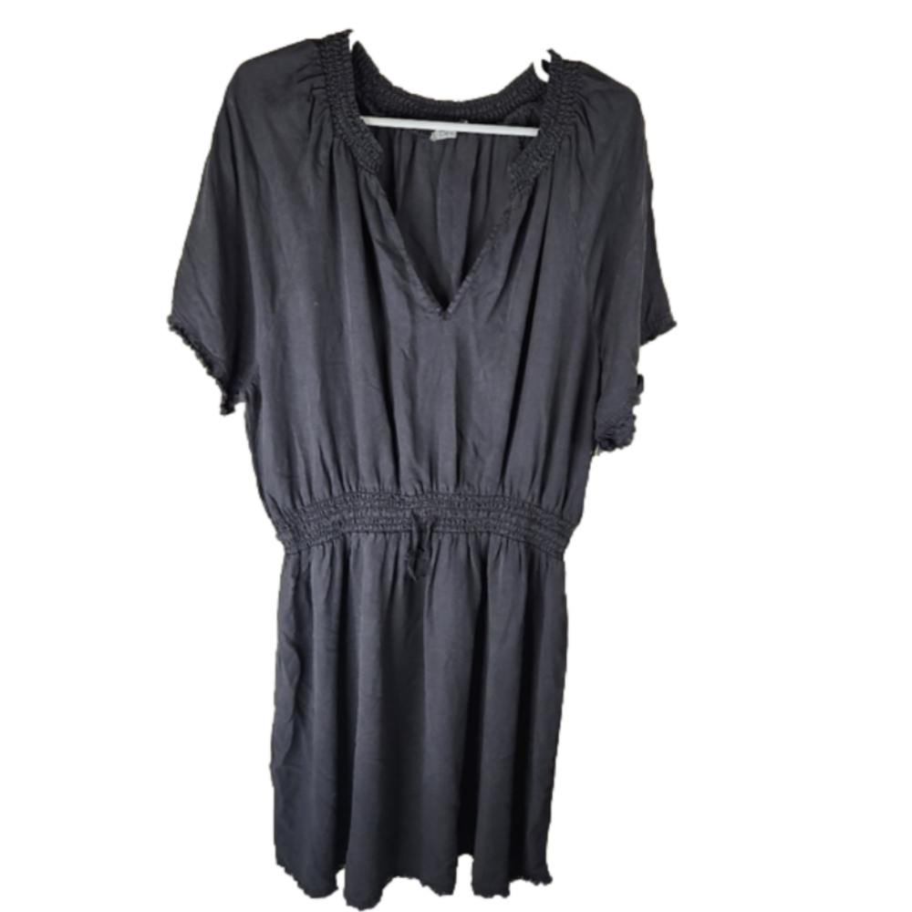 Dex NWT Dark Grey Frayed Hem Dress Size X (12/14) - Picture 8 of 9
